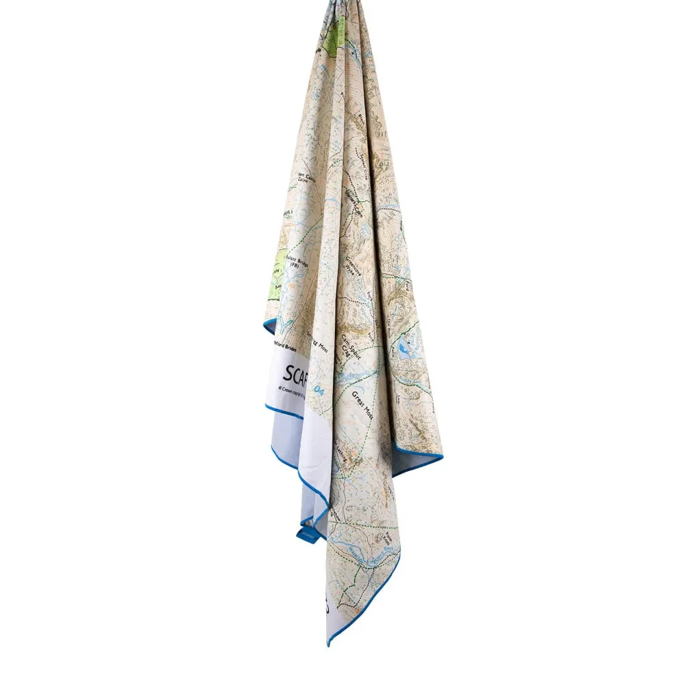 吸水快乾地圖毛巾 SoftFibre Ordnance Survey Travel Towel