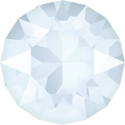 1028 & 1088 Swarovski Chaton & Round Stones, Crystal Powder Blue Unfoiled (001 L104)