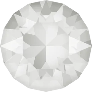 1028 & 1088 Swarovski Chaton & Round Stones, Crystal Powder Grey Unfoiled (001 L105)