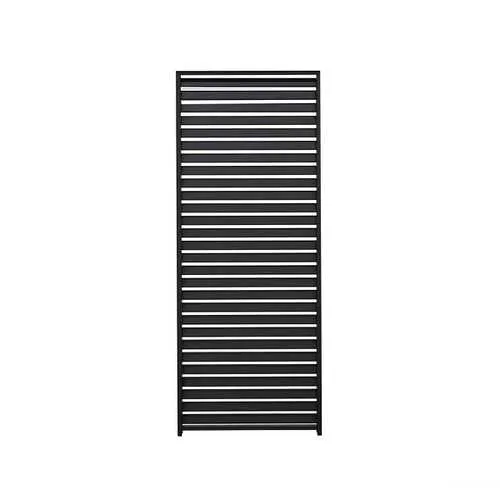 1.33m Aluminium Side Wall With Adjustable Louvres for 4m Titan Pergola - Grey