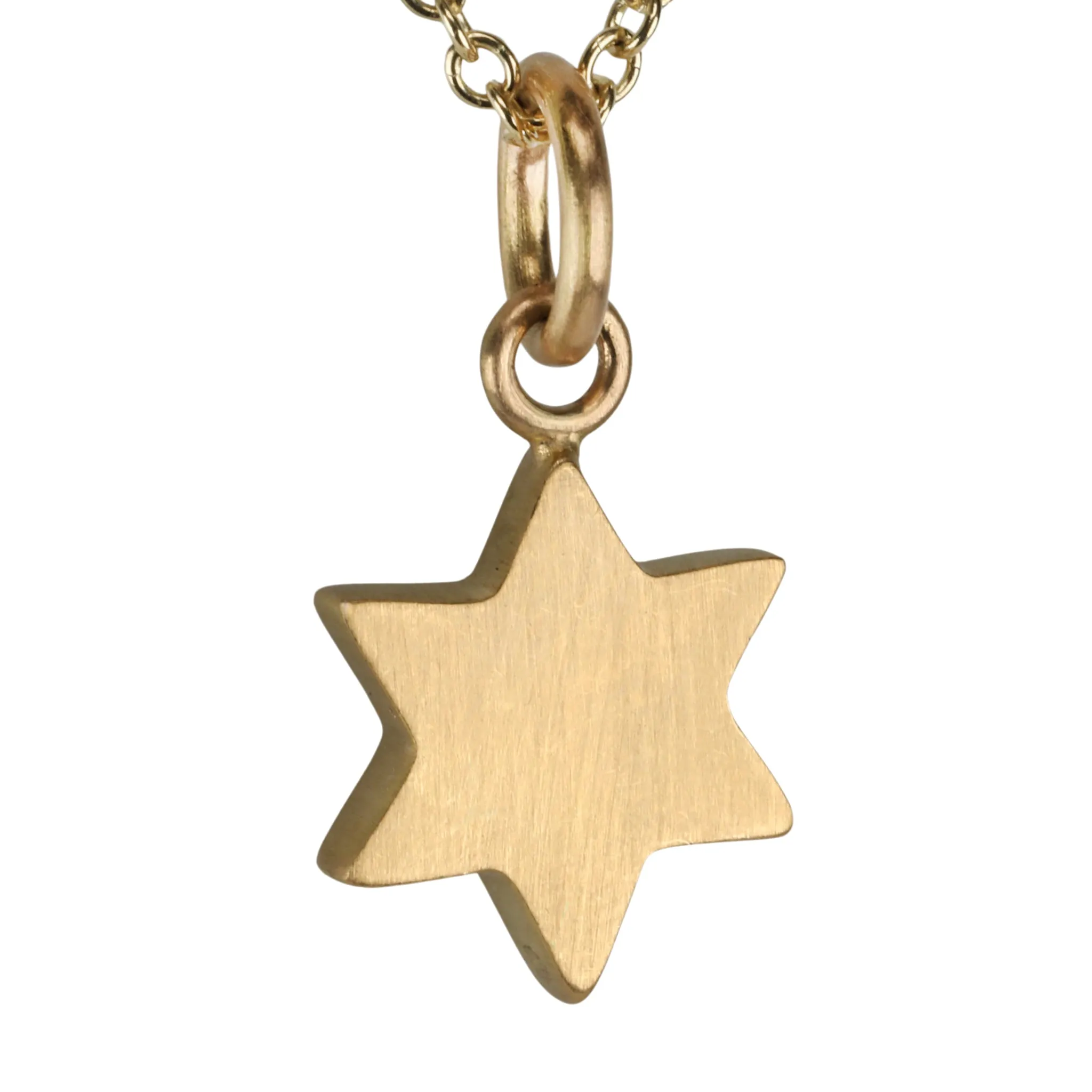 20K Gold Six-Pointed Star Pendant