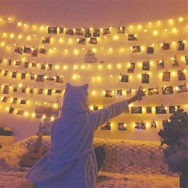 2M 10LED/3M 20LED Star Shaped Theme LED String Fairy Lights Christmas Holiday Wedding Garden Decoration