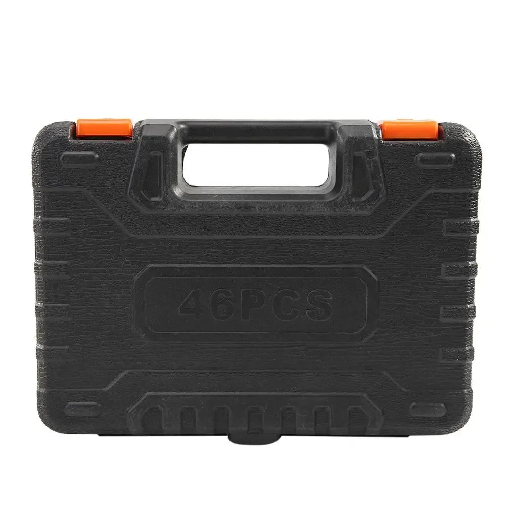 46pcs Car Repair Tool Kit Socket Set (Ratchet/Spanner/Wrench/Screwdriver)