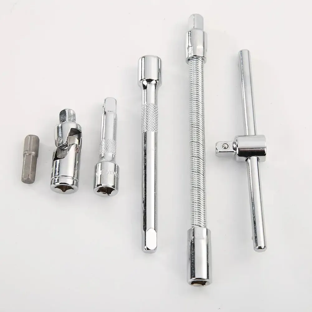 46pcs Car Repair Tool Kit Socket Set (Ratchet/Spanner/Wrench/Screwdriver)