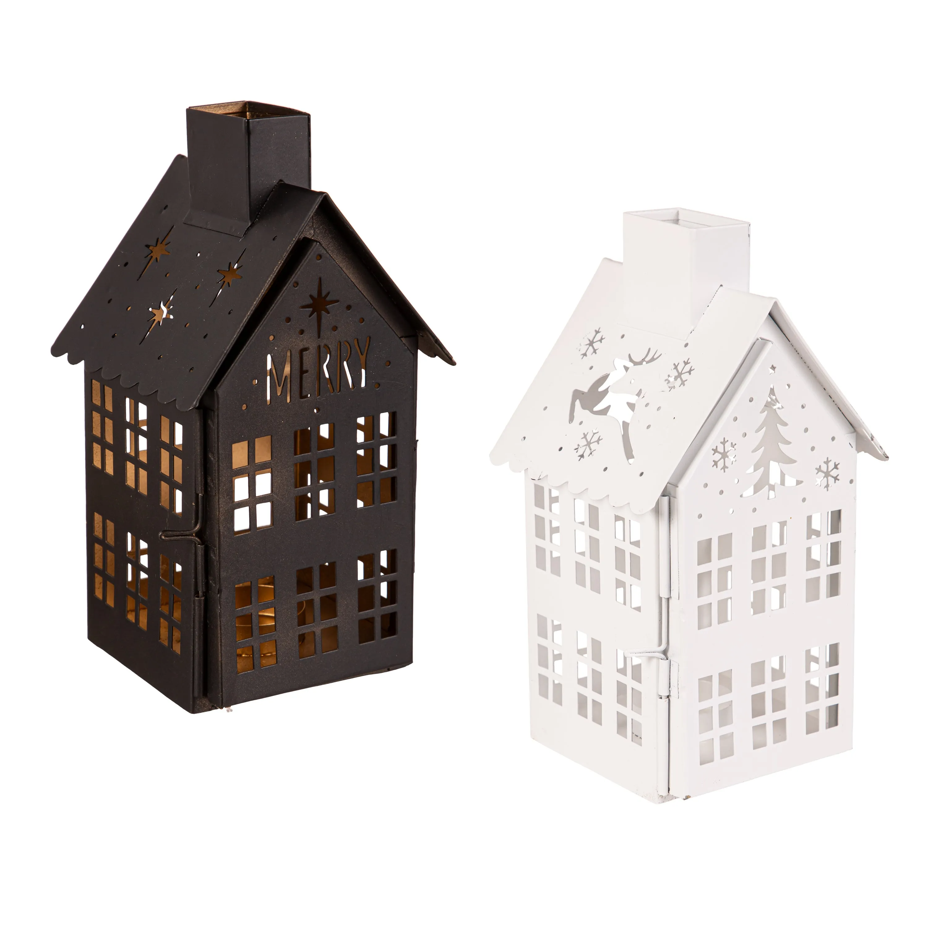 8" Christmas House Lantern,47m5605