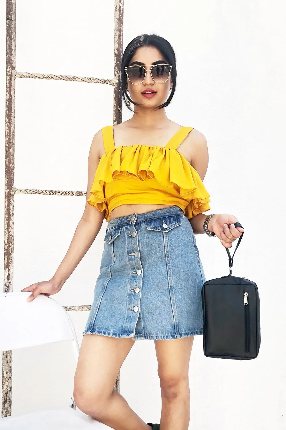 Ablaze Top Yellow