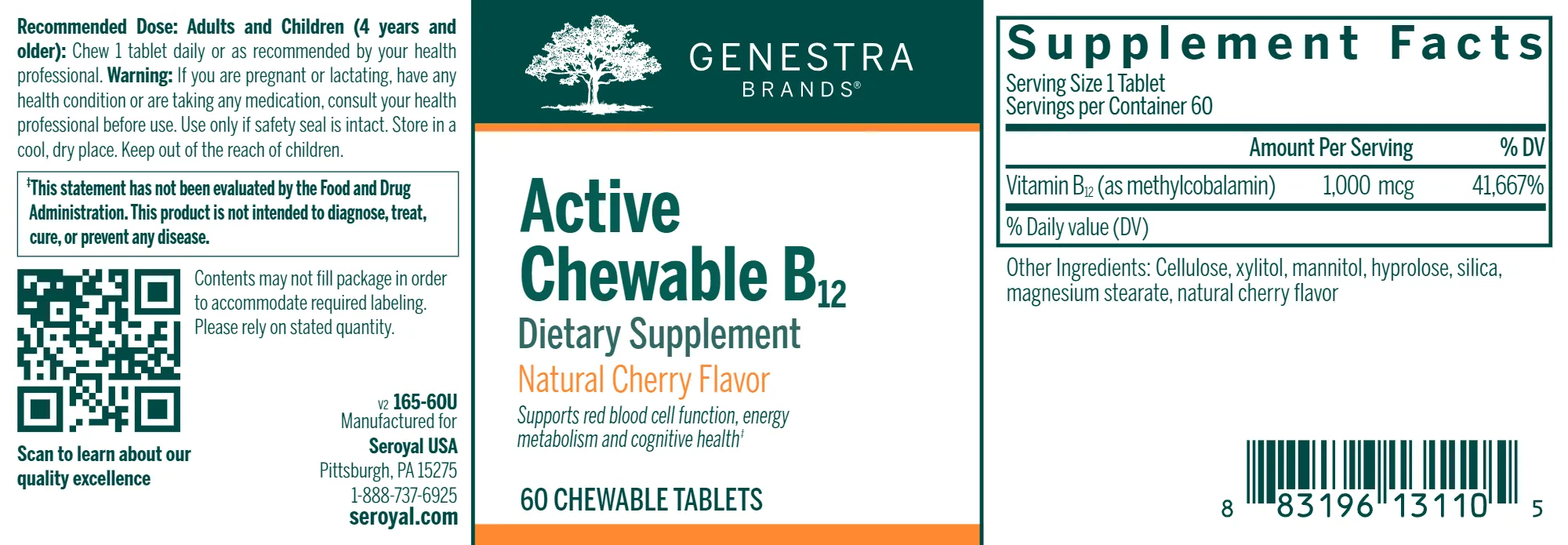 Active Chewable B12