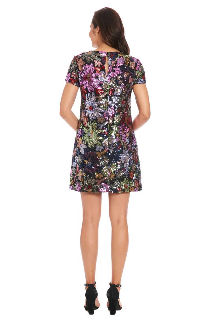 Amanda Sequin T-Shirt Dress