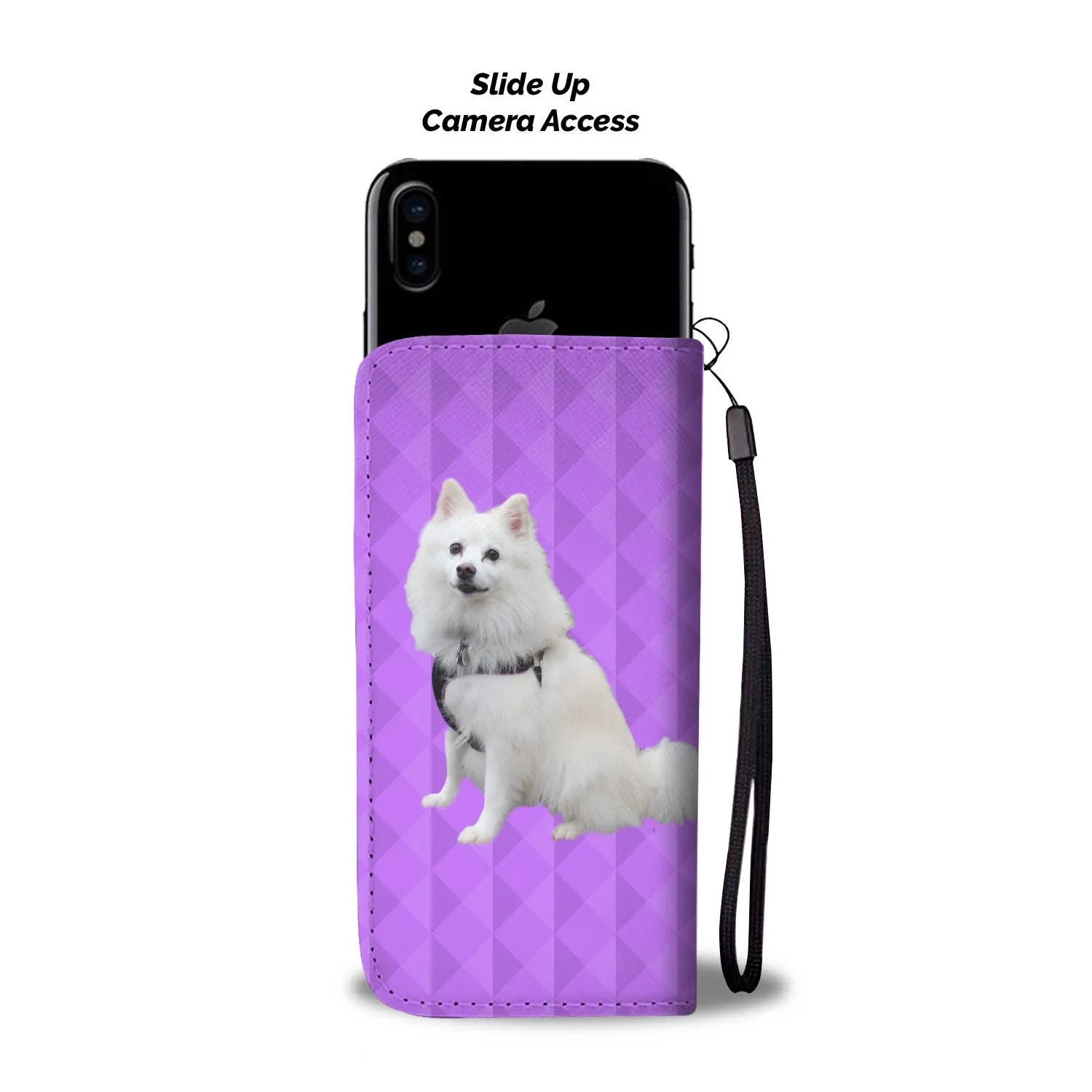 American Eskimo Phone Case Wallet