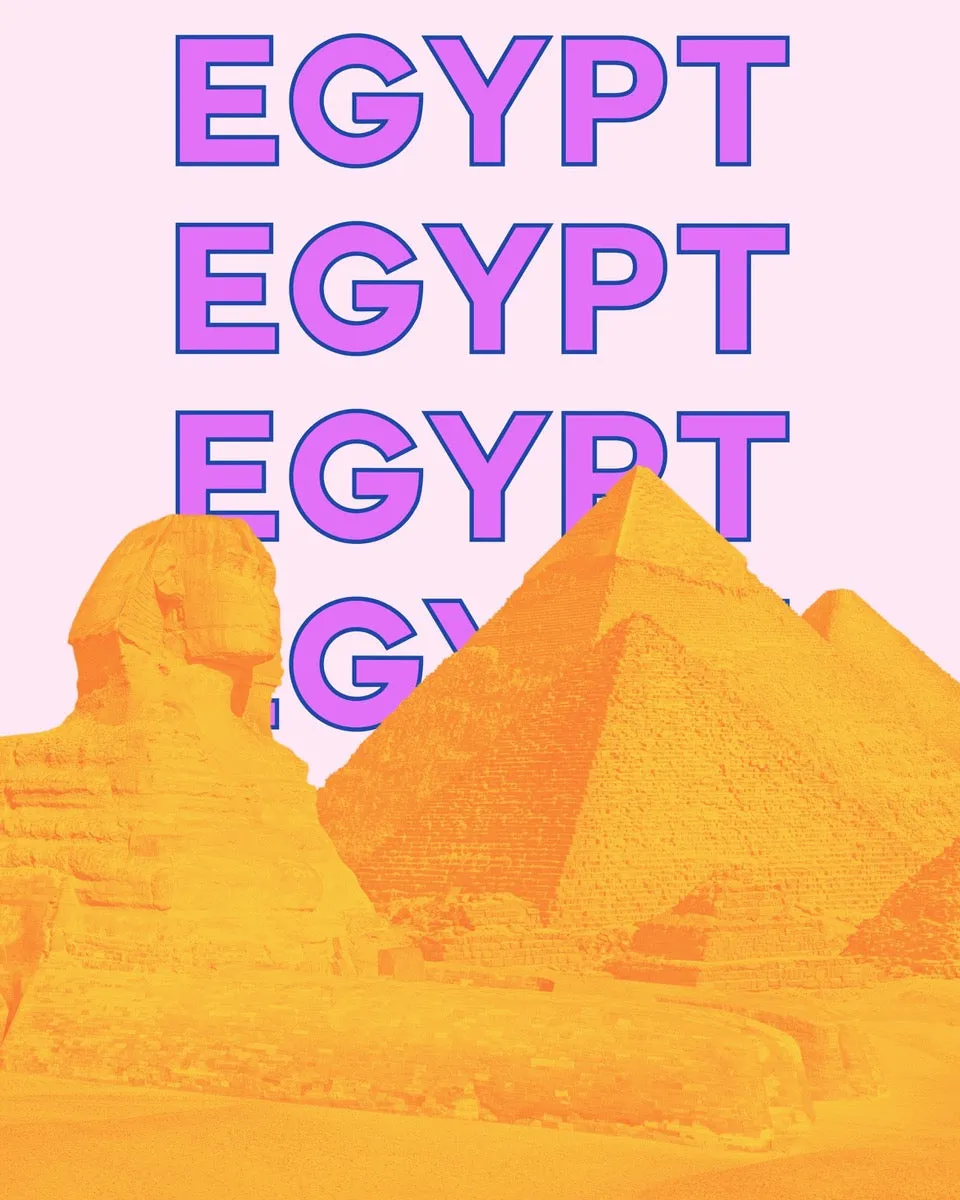 Around The World Travel Poster