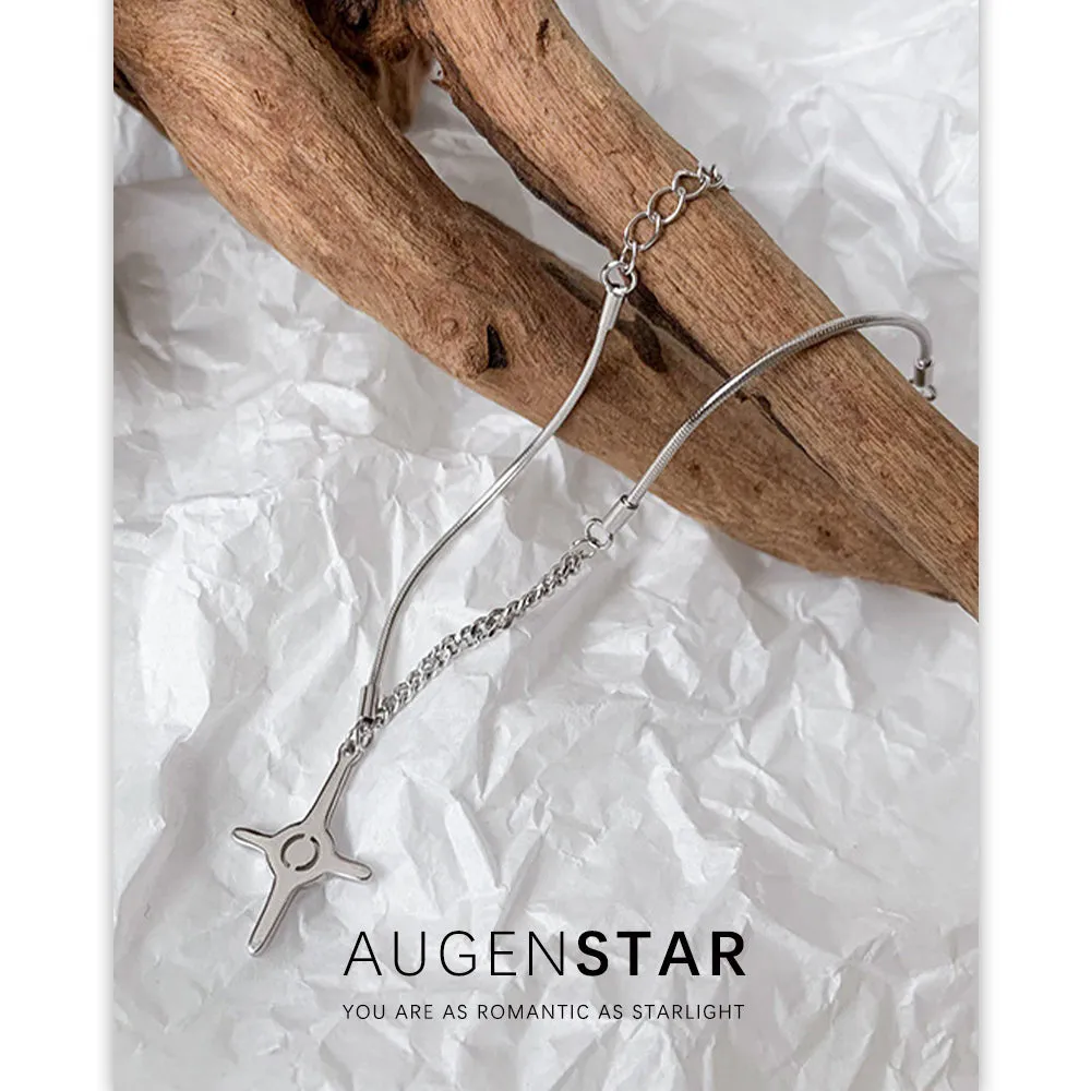 ASR | Four Pointed Star Cross Pendant Bracelet