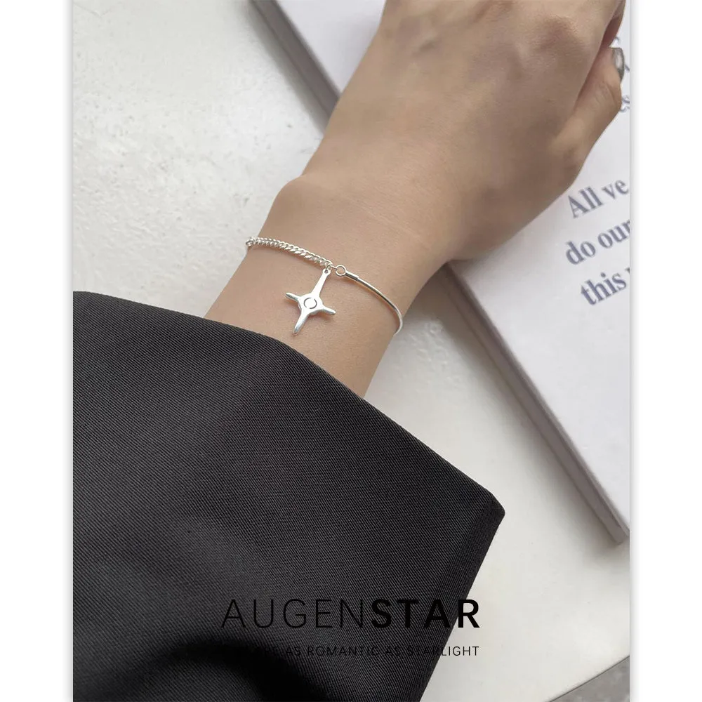 ASR | Four Pointed Star Cross Pendant Bracelet
