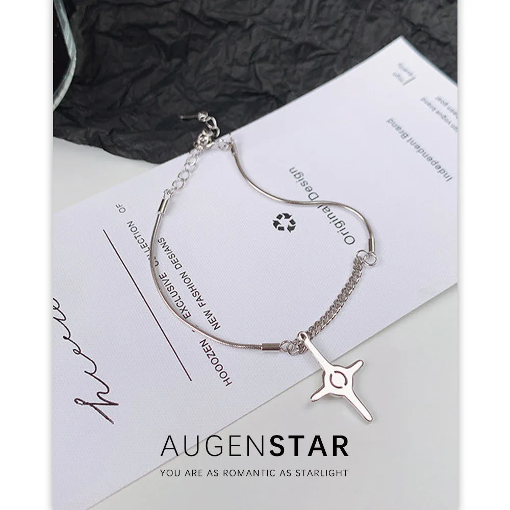 ASR | Four Pointed Star Cross Pendant Bracelet