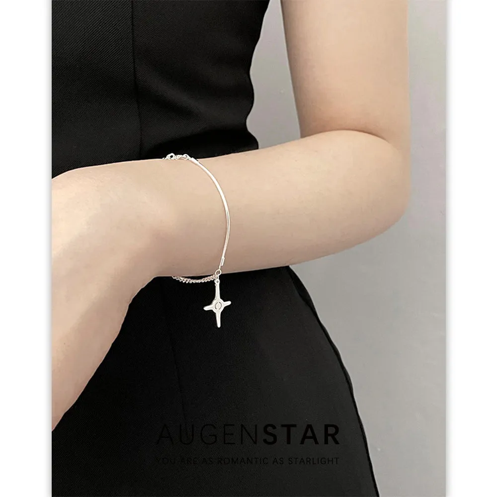 ASR | Four Pointed Star Cross Pendant Bracelet