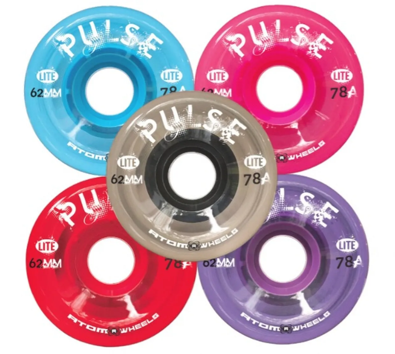 Atom Pulse Lite Wheels  - 4 Pack -