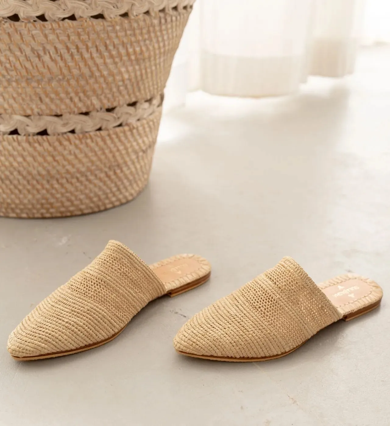 Babouche Tayri Neutral Beige