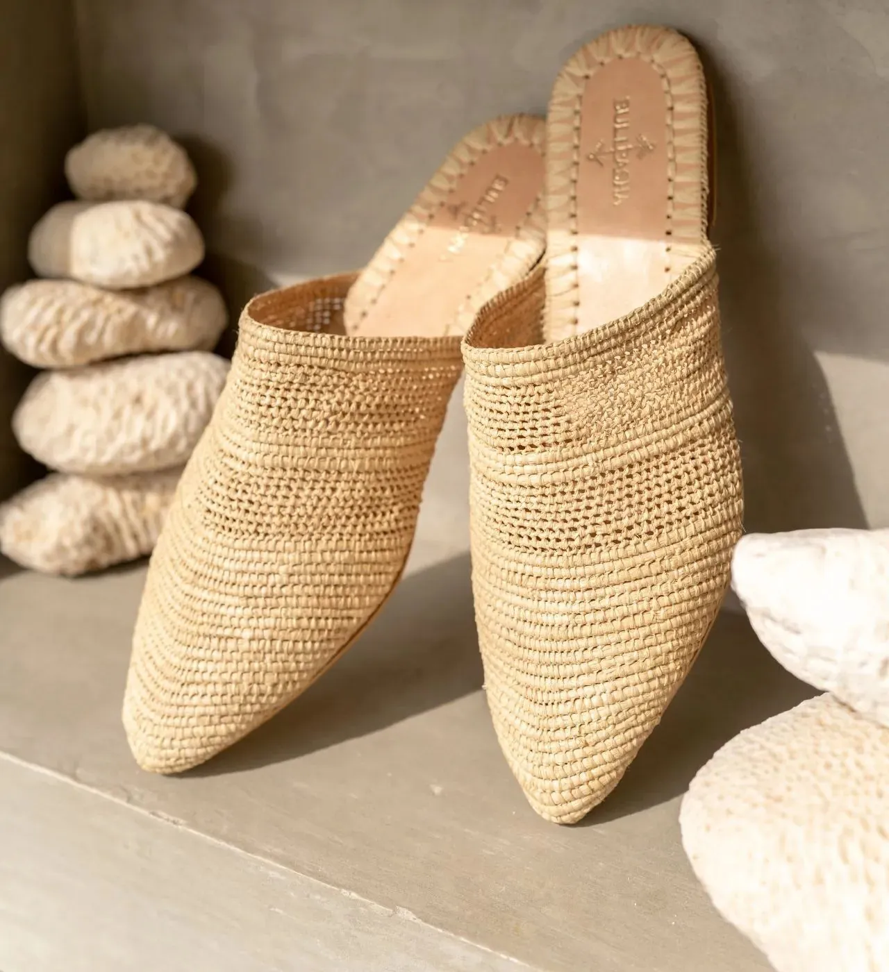 Babouche Tayri Neutral Beige