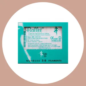 Ballet Electrolysis Stainless Steel Needles 50pk (F2 F3 F4)