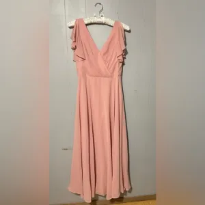 Ballet Pink Bridesmaid Dress