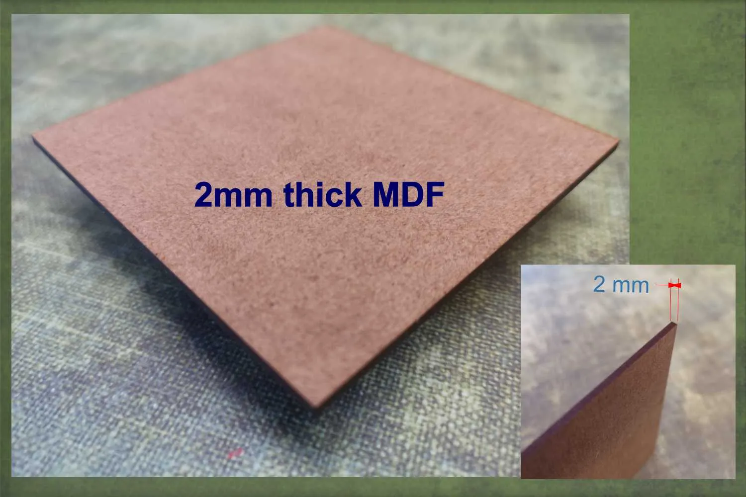 Ballet shoe - wooden craft blank - 2mm MDF