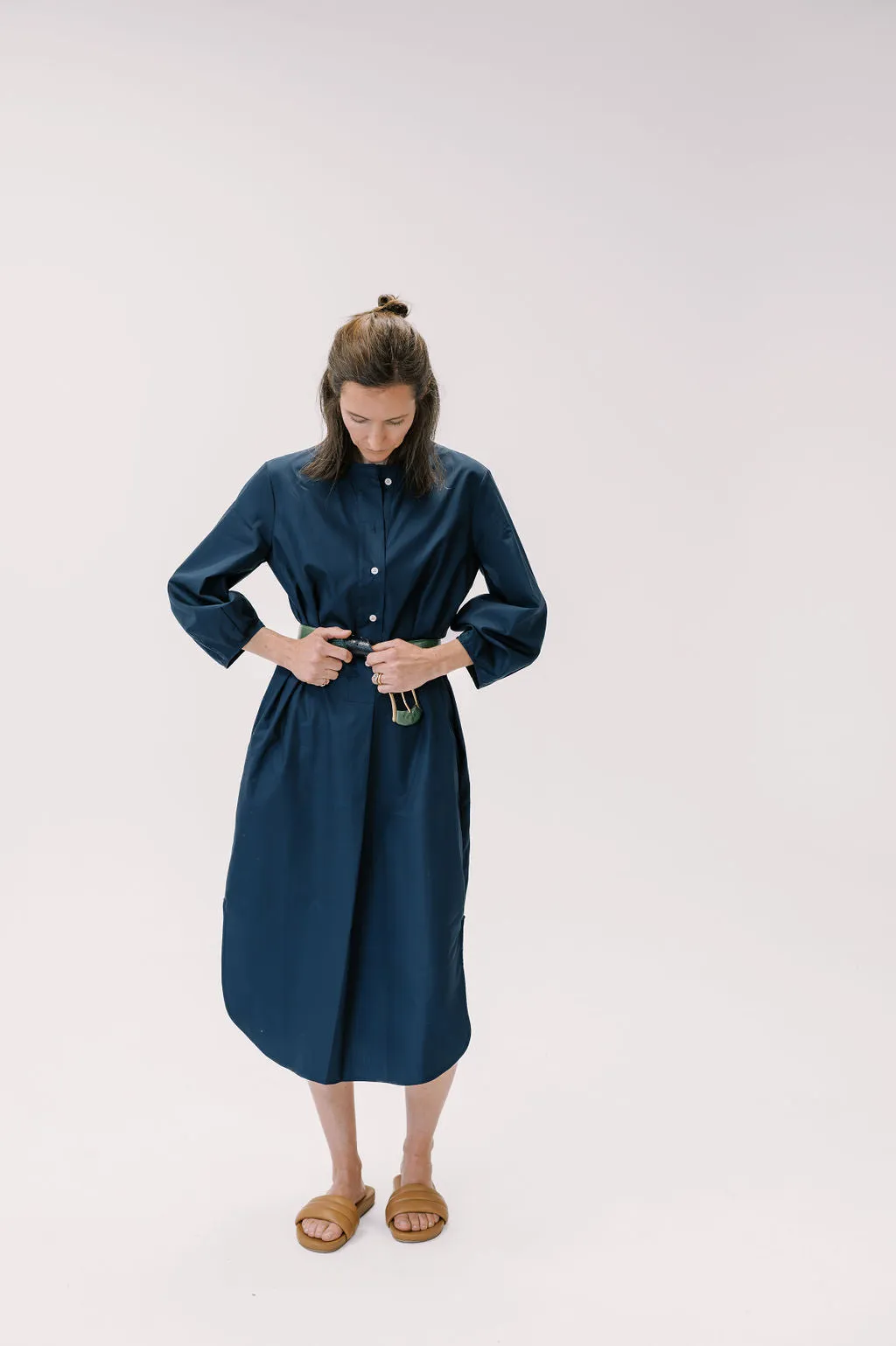 Balloon Sleeve Dress in Black