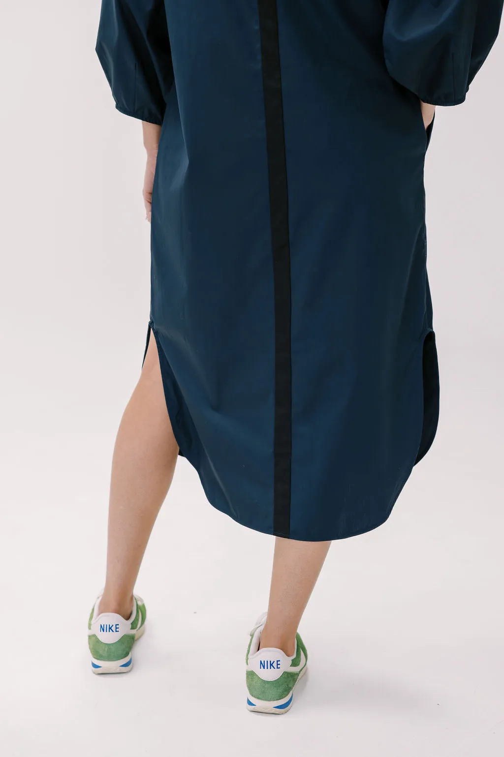 Balloon Sleeve Dress in Black