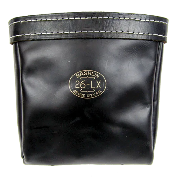 Bashlin - Very Heavy, Durable Leather Bolt and Nut Bag