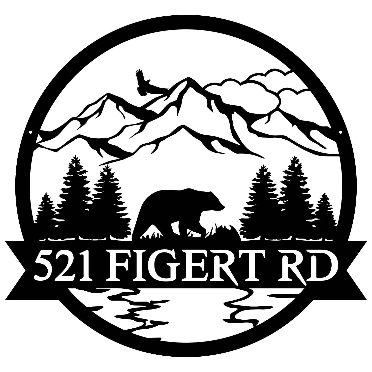 BEAR OUTDOOR MONOGRAM