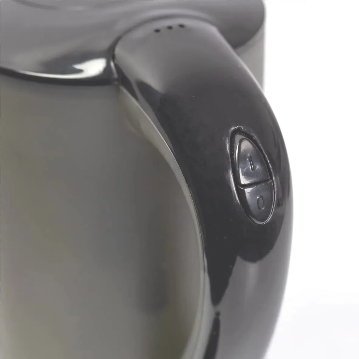 Black Travel Kettle 600 Watt 0.5 Litre With 2 Cups Dual Voltage 110V / 240V