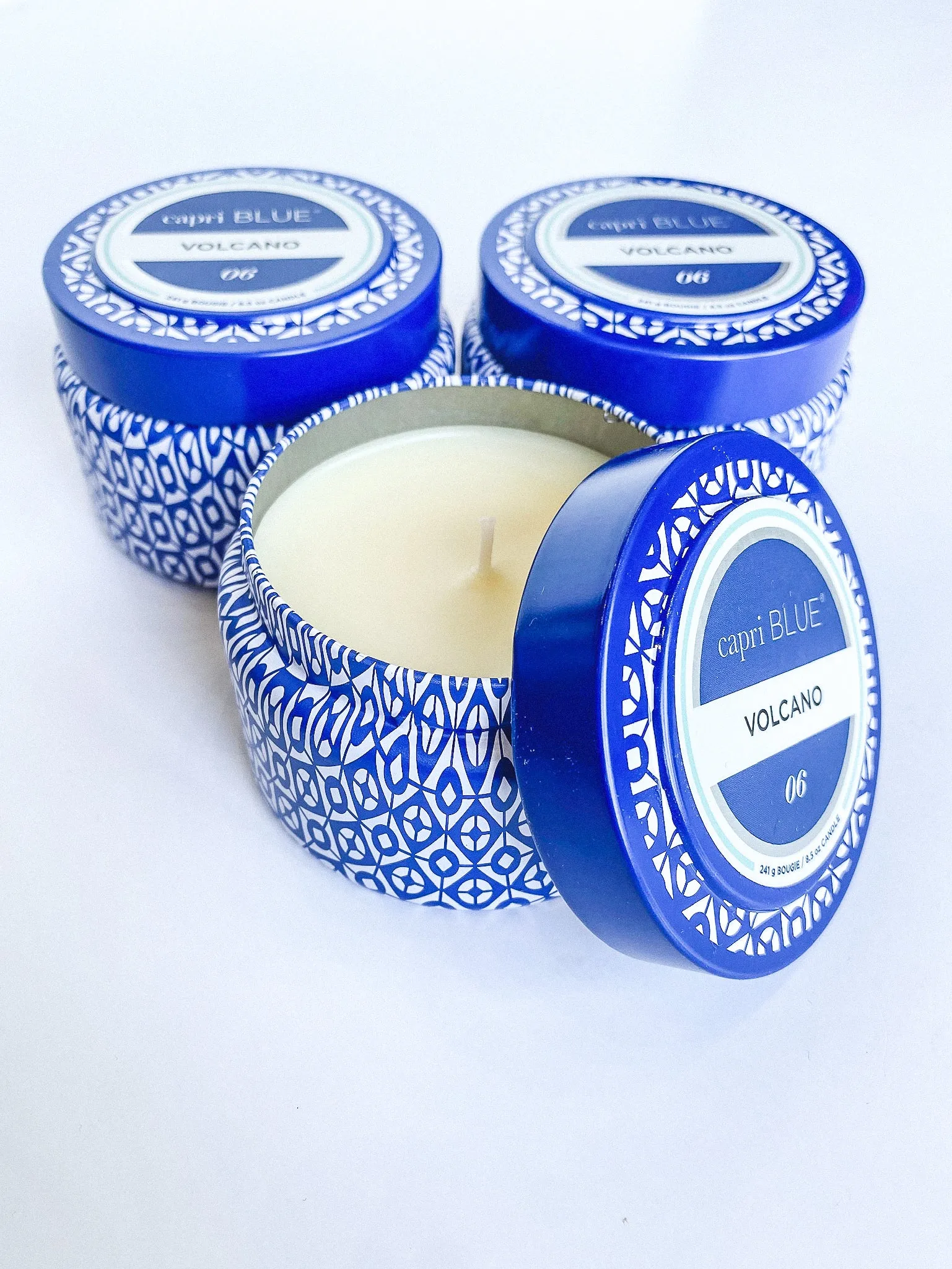Blue Printed Travel Tin