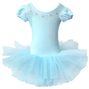 Blue Sparkle Ballet leotard with tutu