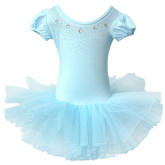Blue Sparkle Ballet leotard with tutu