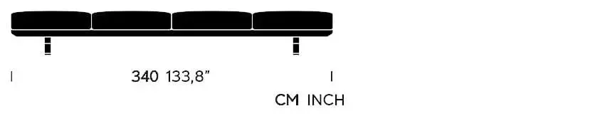 Boma - 4-Seater bench