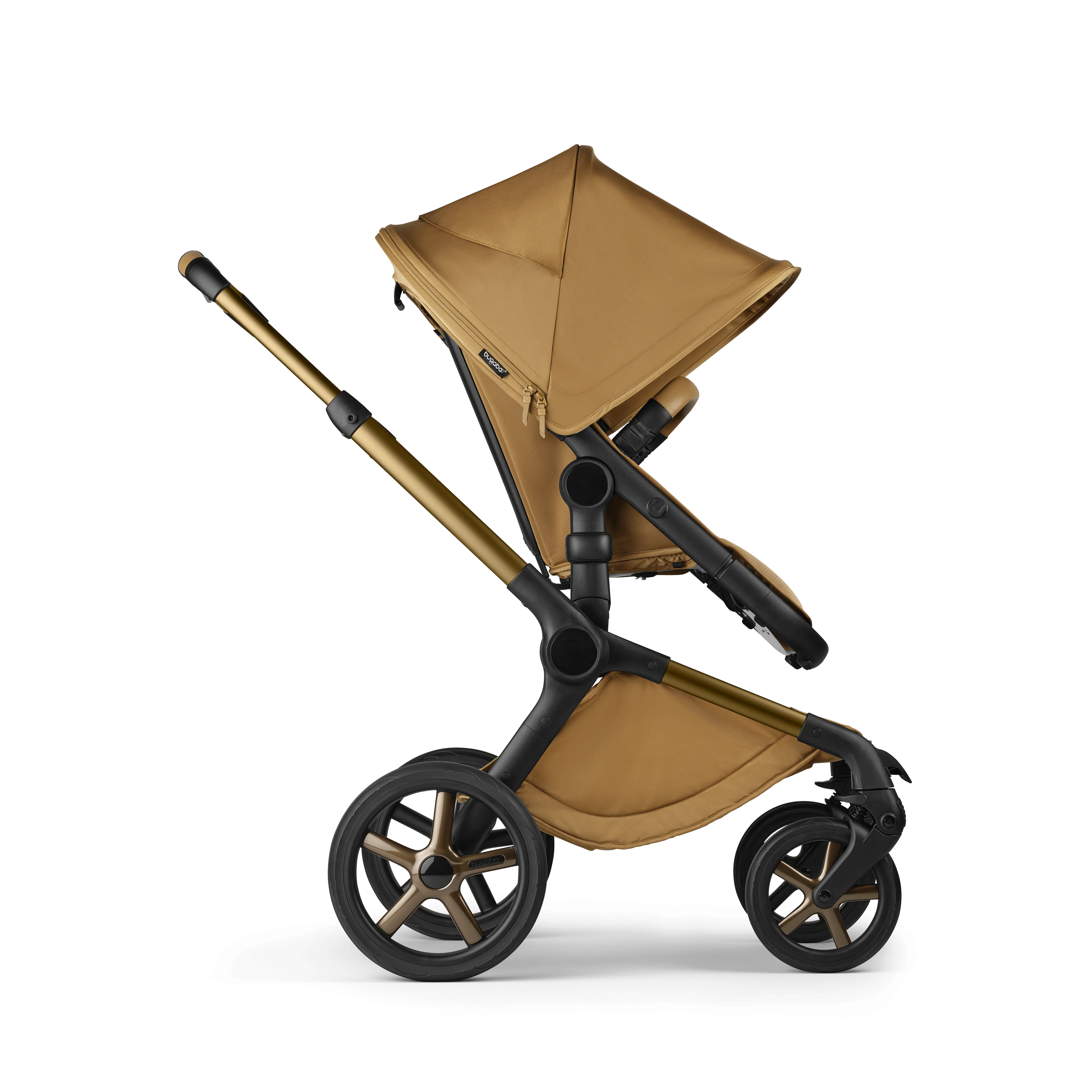 Bugaboo Fox 5 Cloud T Travel System, Noir Limited Edition - Amber Glow