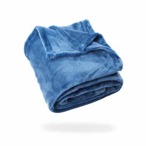 Cabeau Fold 'n Go Blanket Royal Blue