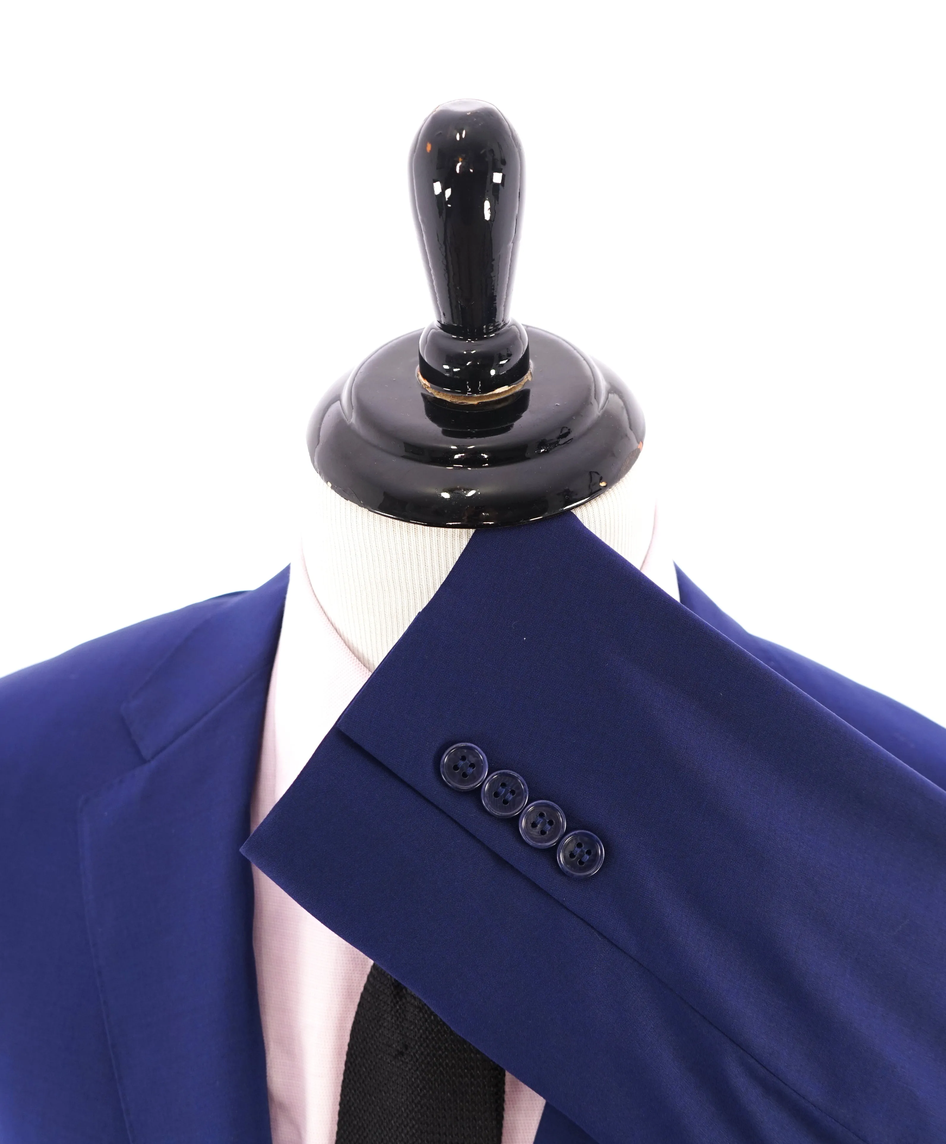CANALI - "TRAVEL / Natural Comfort" Cobalt Blue Notch Lapel Suit - 46R
