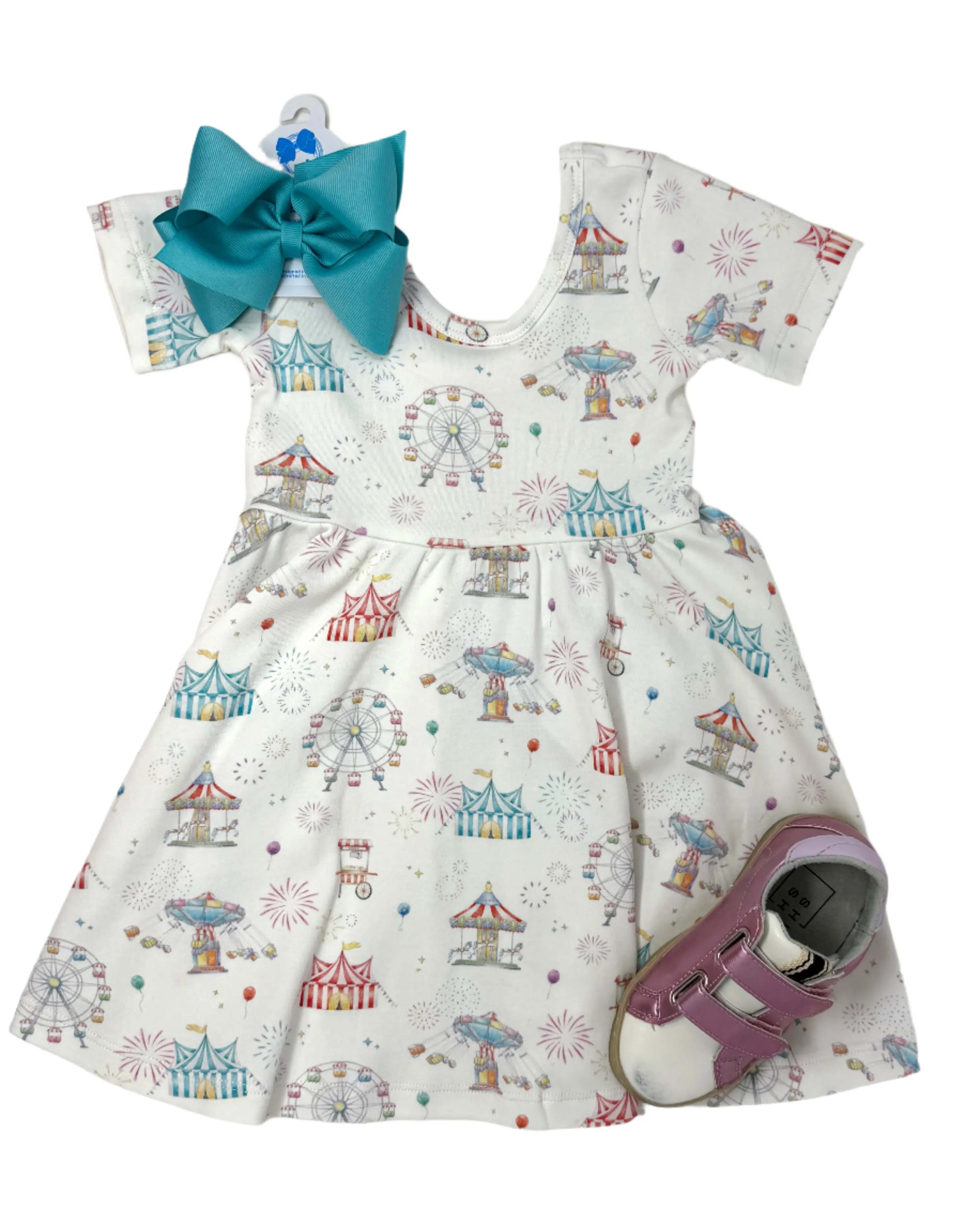 Carnival Magic Twirl Knit Dress