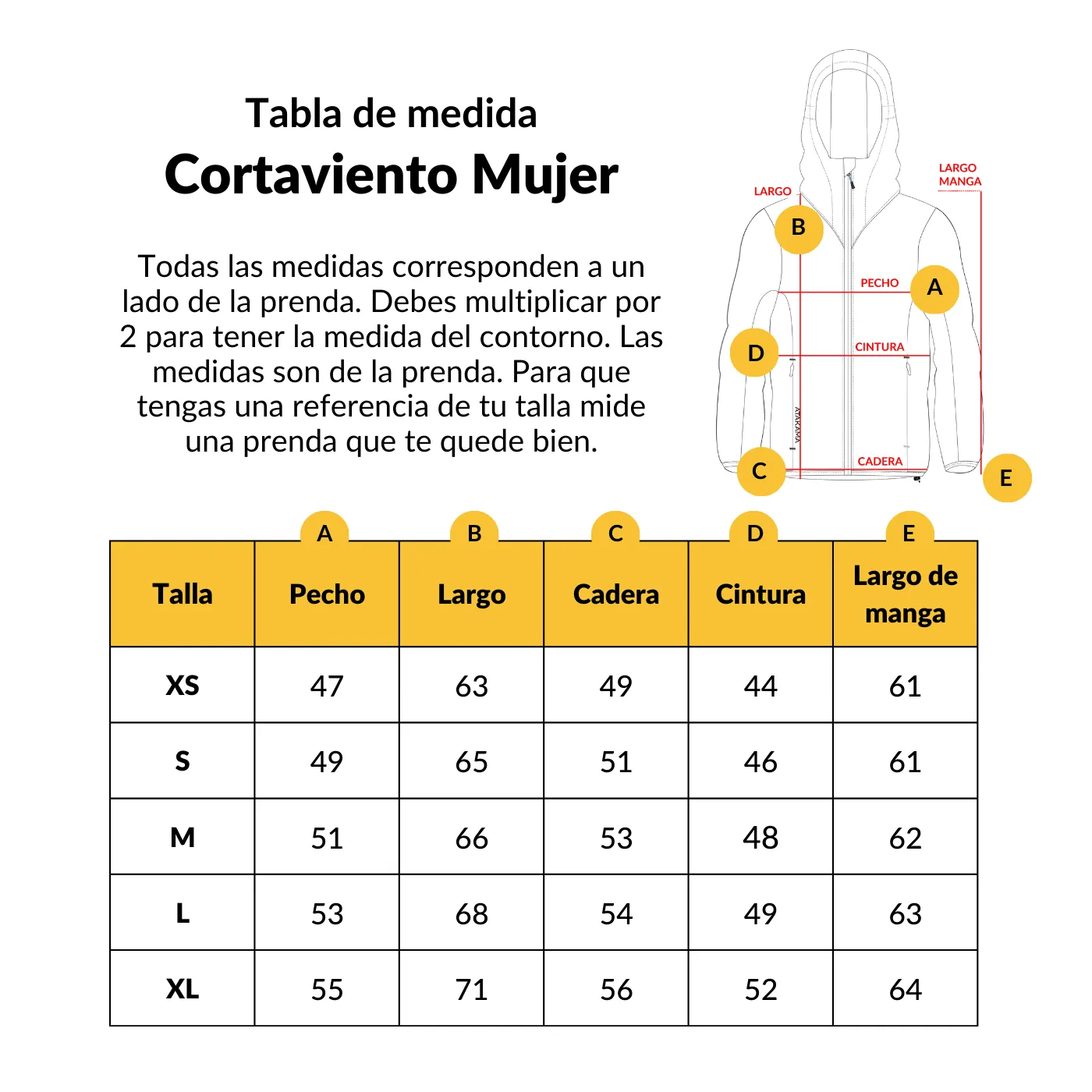 Chaqueta Cortaviento Ultraligero mujer Declive Atakama Outdoor