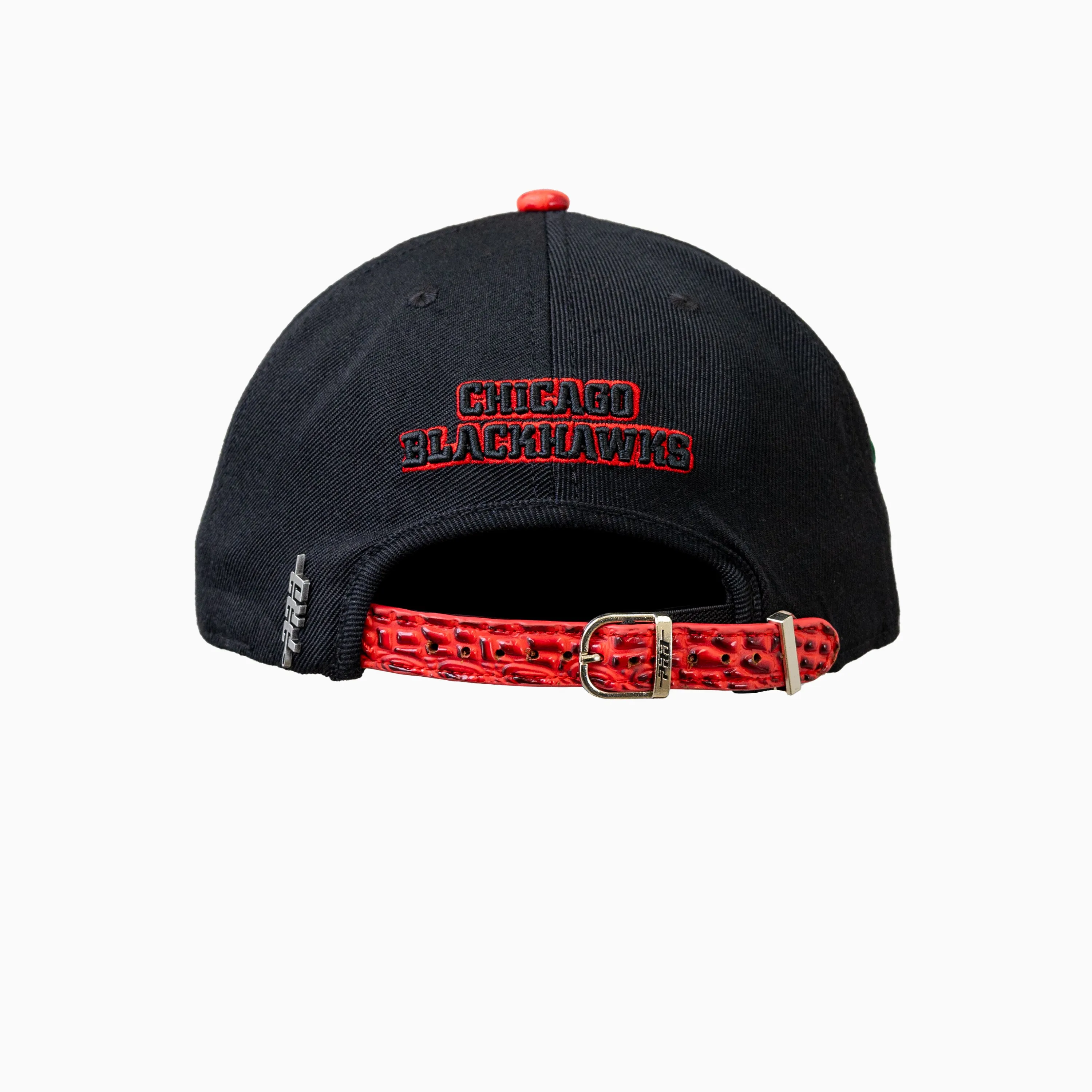 Chicago Blackhawks NHL Leather Visor Snapback Hat