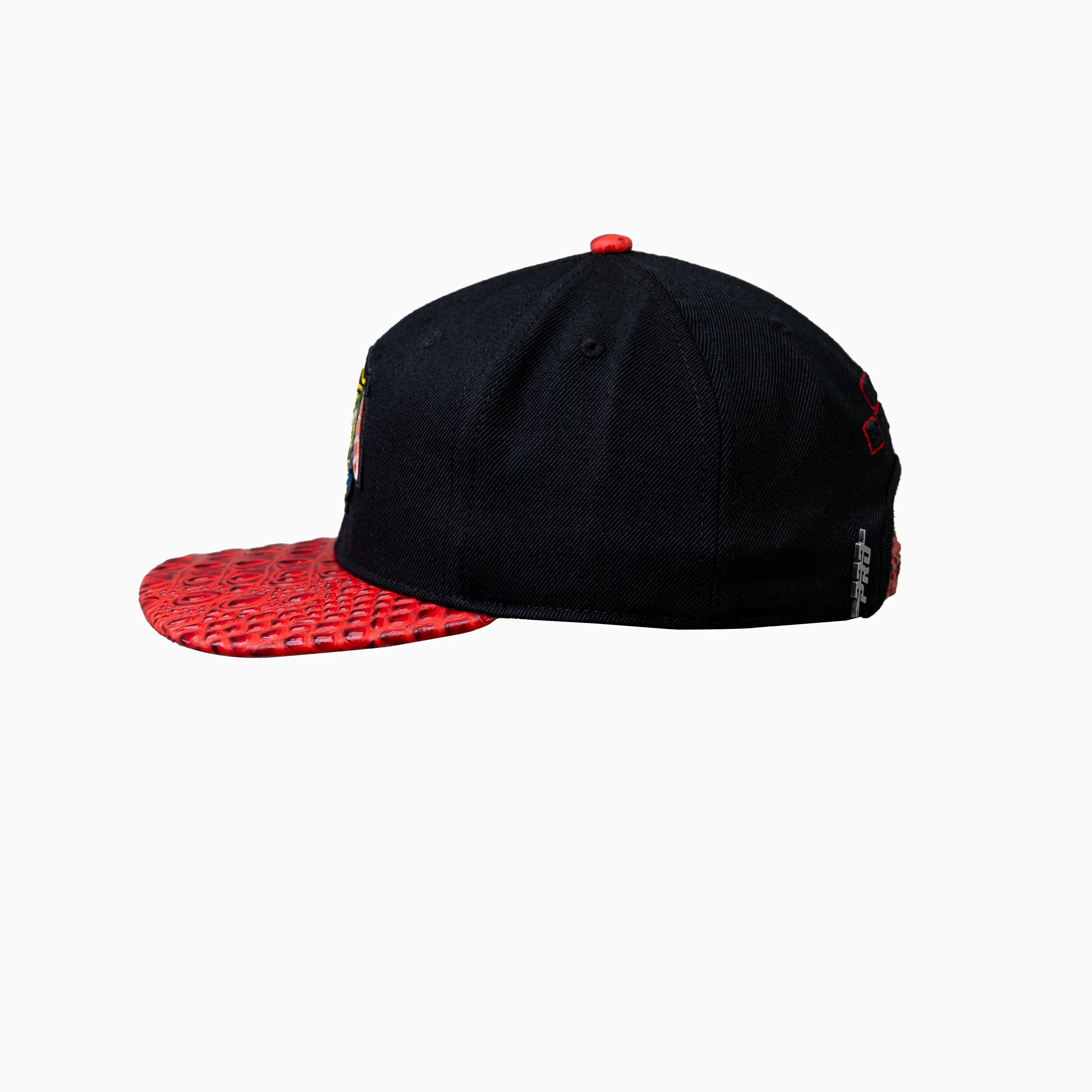 Chicago Blackhawks NHL Leather Visor Snapback Hat