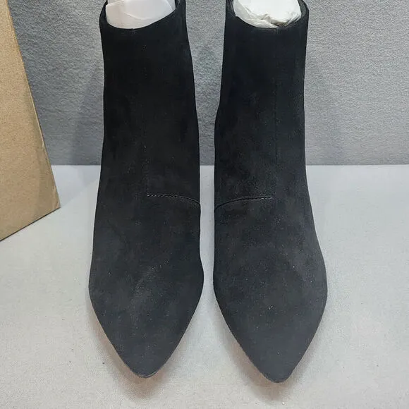Clarks Teresa Boot Women's Black Leather Ankle Back Zip Size 7 - NIB