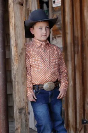 CLMTW7020090 Cinch Boys L/S Print
