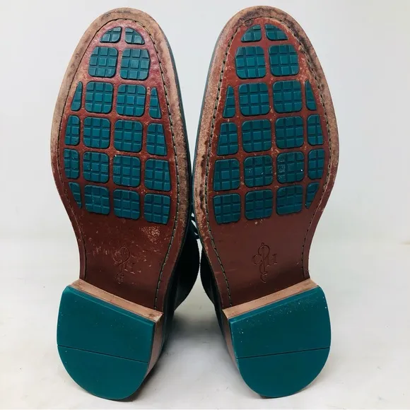 Cole Haan Blue Leather Chukka Boots