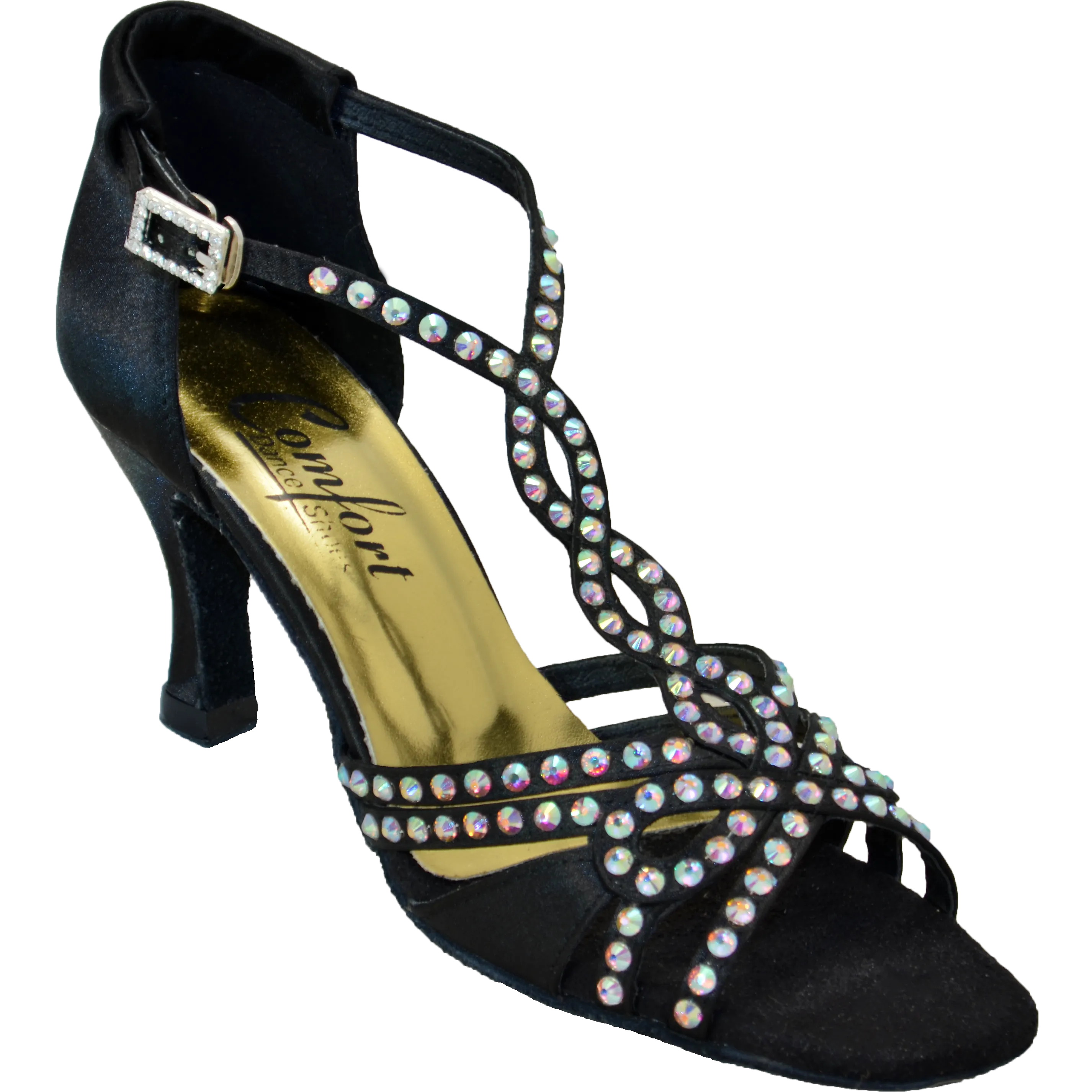 Comfort - Butterfly - Black Satin