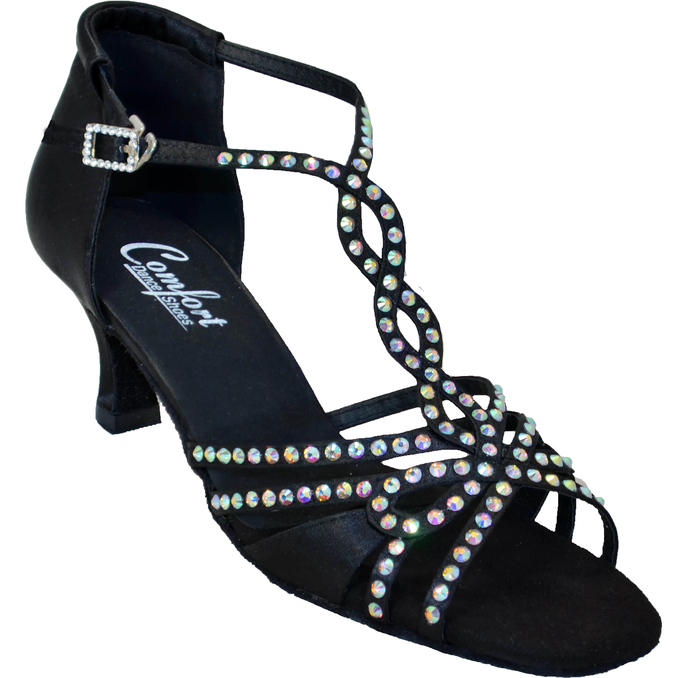 Comfort - Butterfly - Black Satin