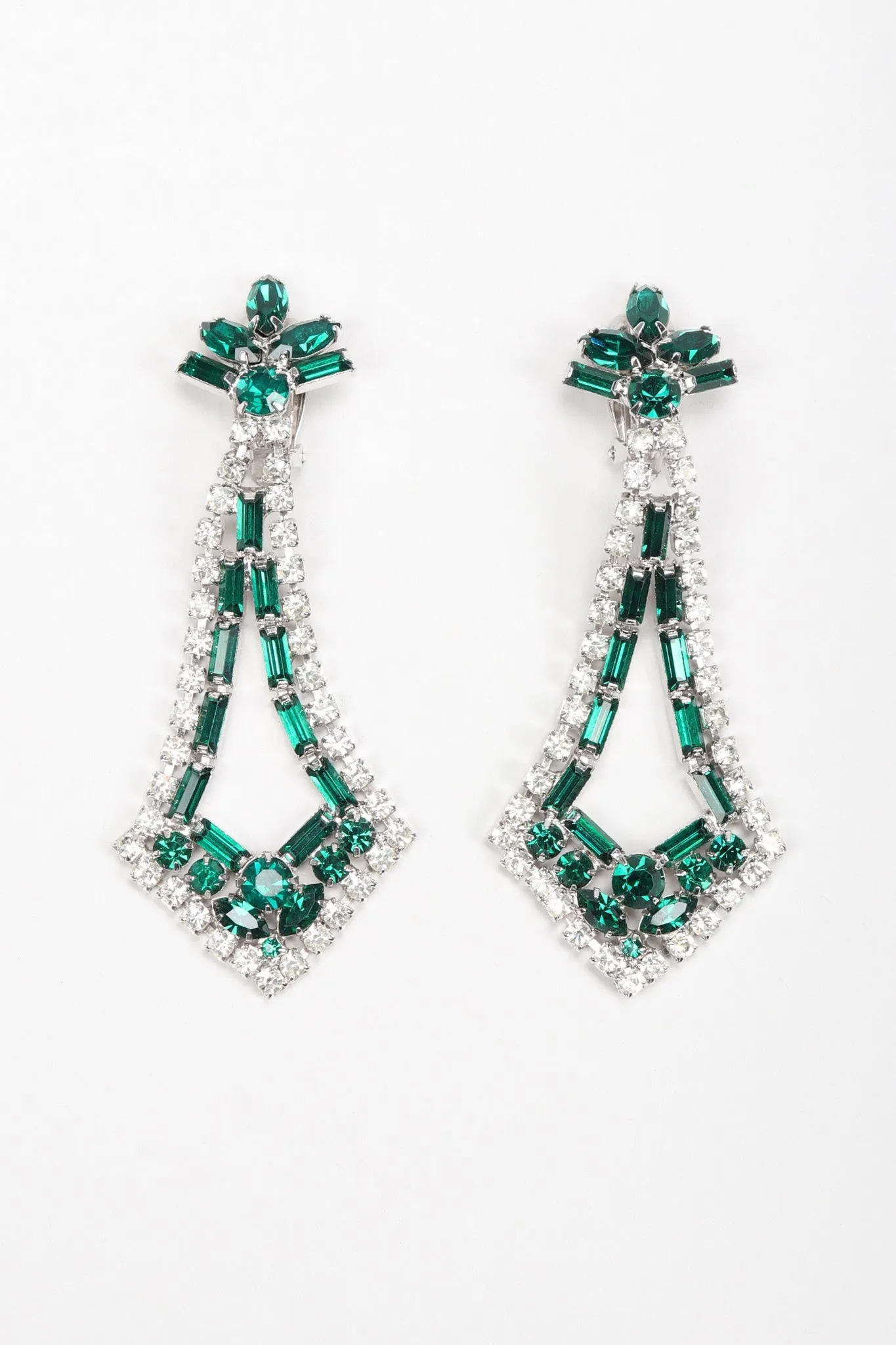 Crystal Deco Drop Earrings