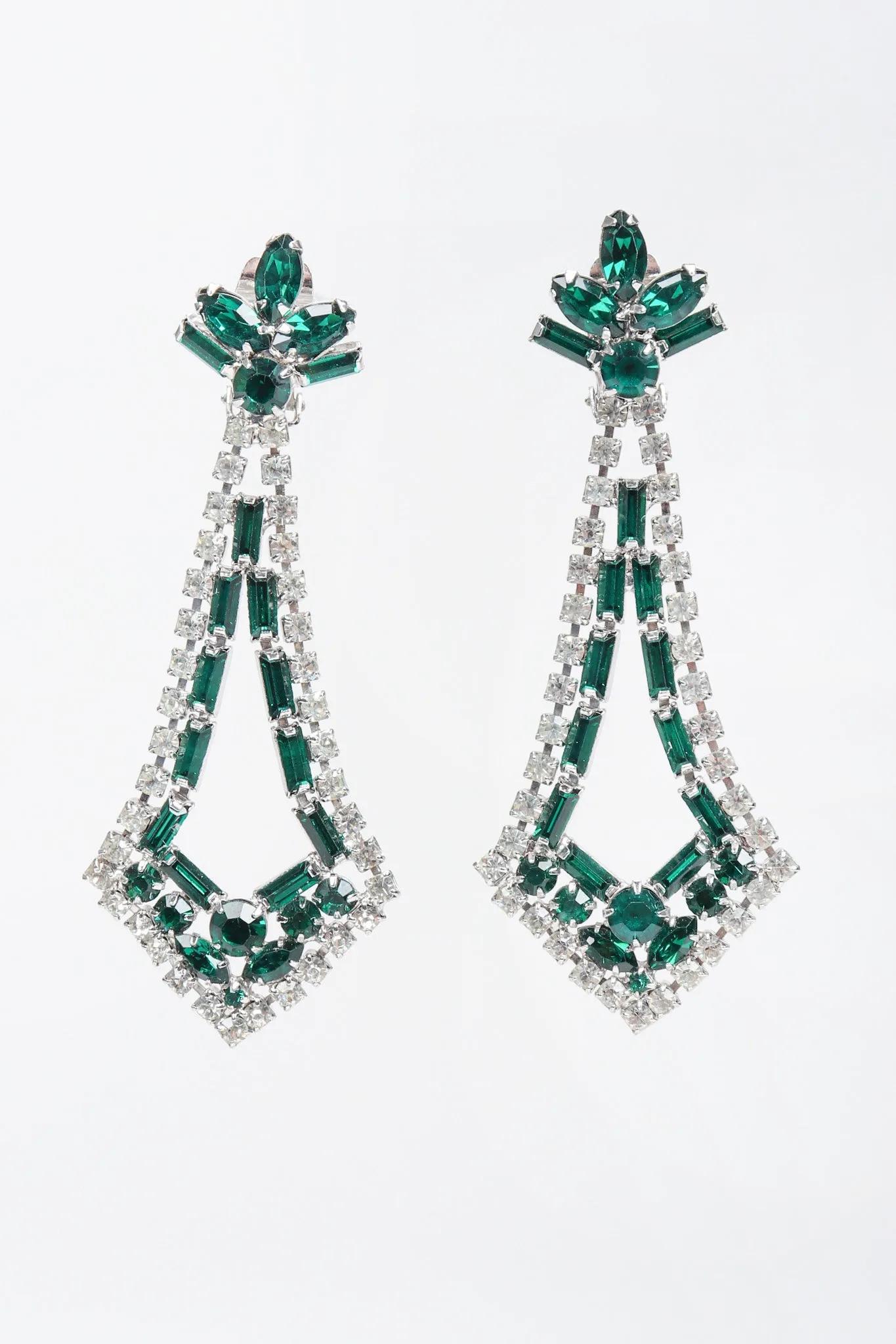 Crystal Deco Drop Earrings