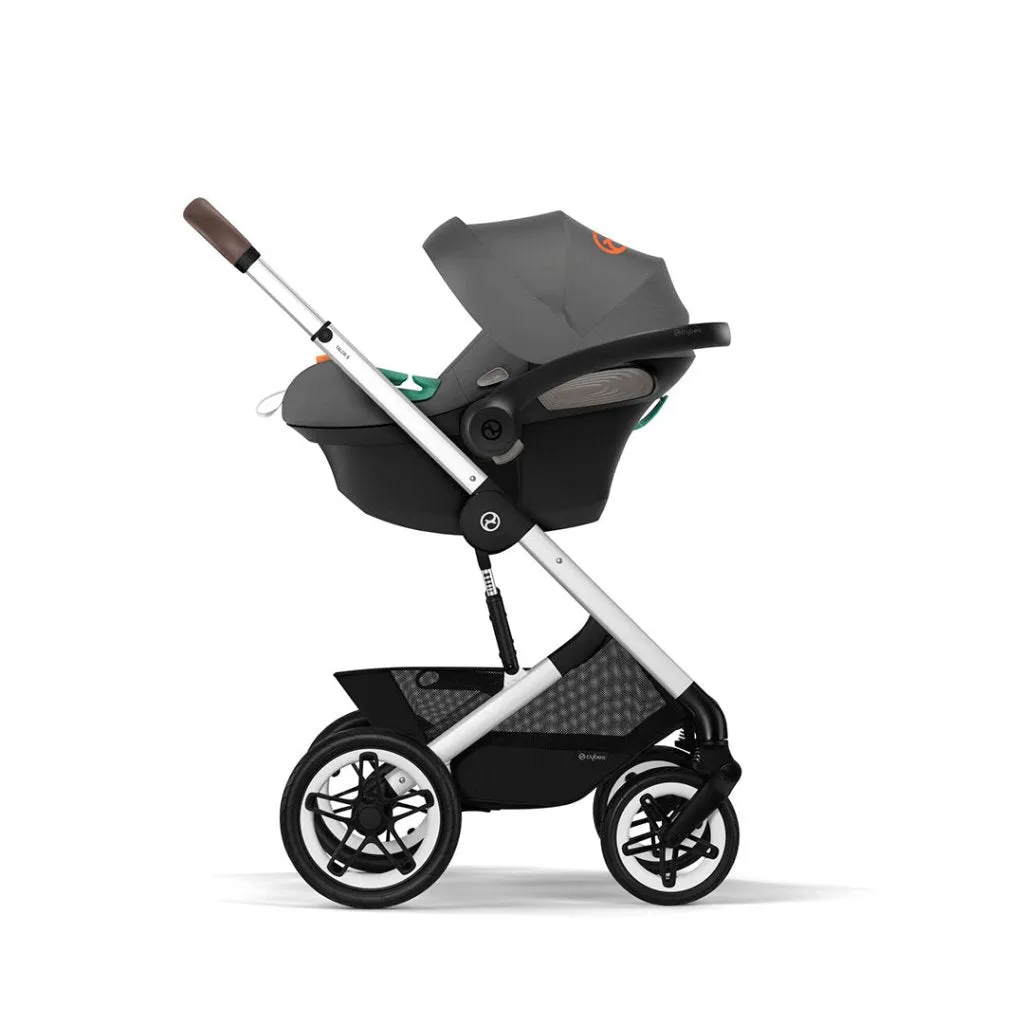CYBEX Talos Comfort Travel System with ATON B2 - Lava Grey
