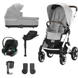 CYBEX Talos Comfort Travel System with ATON B2 - Lava Grey