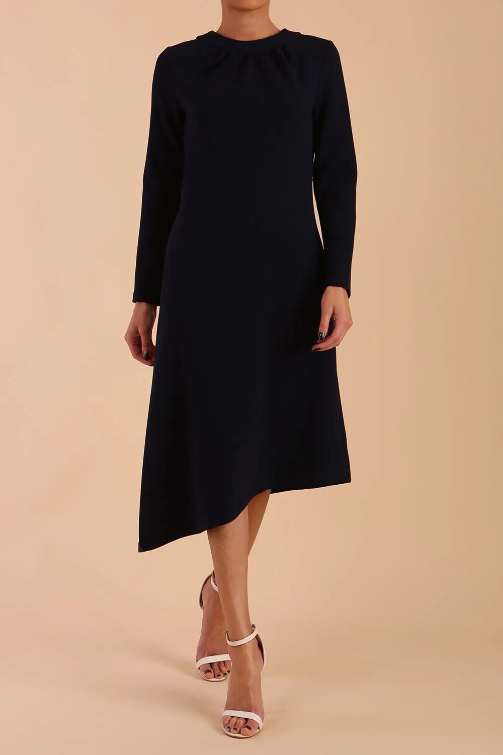 Dartington Asymmetrical Midi Dress